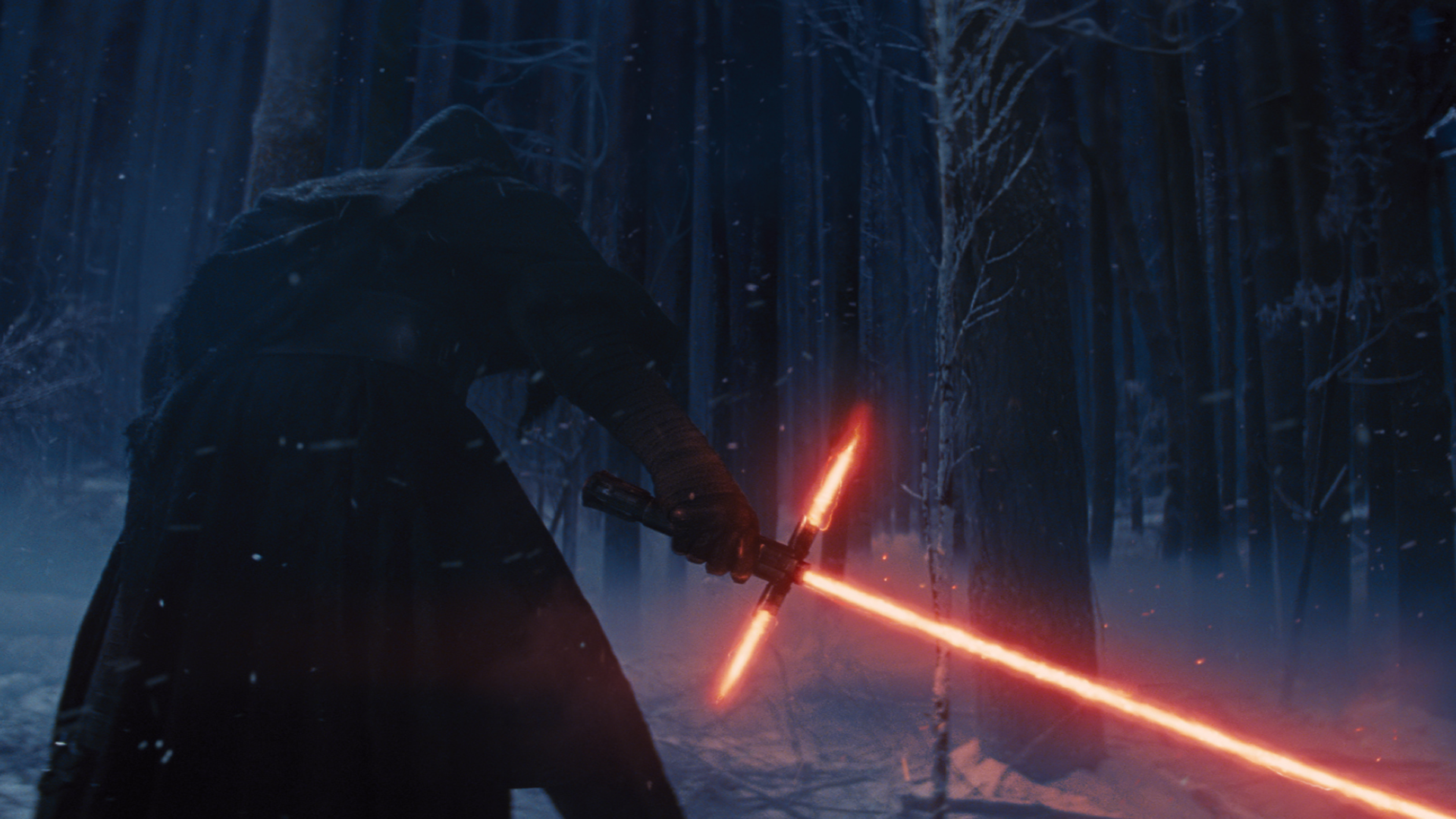 Star Wars Kylo Ren and Lightsaber HD Wallpaper