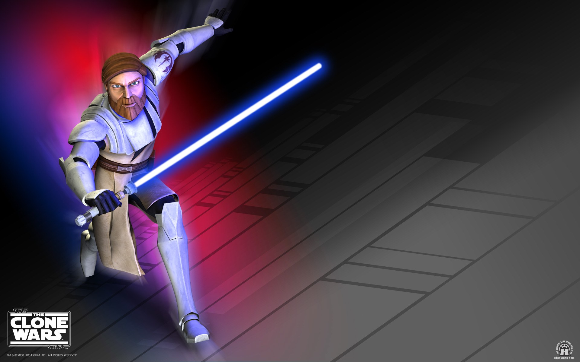 Star Wars The Clone Wars Obi Wan Kenobi HD wallpaper