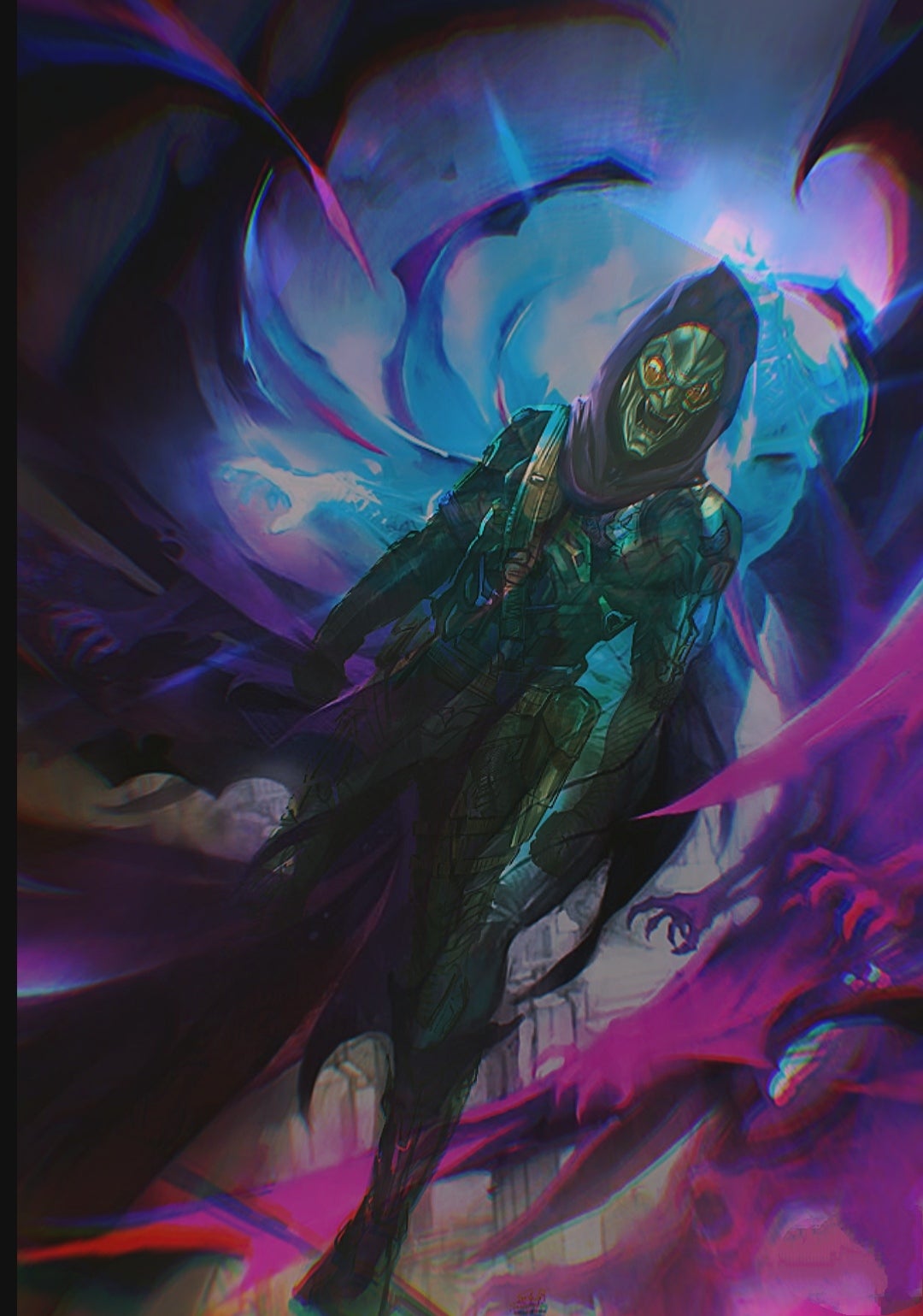 art of the green goblin in no way home (artist me)