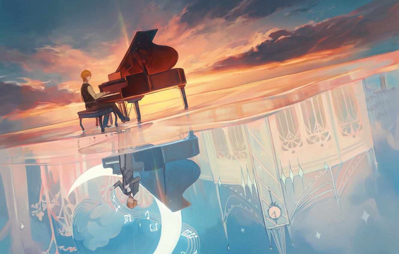 Wallpaper Art, Anime, Music, Wallpaper image for desktop, section арт