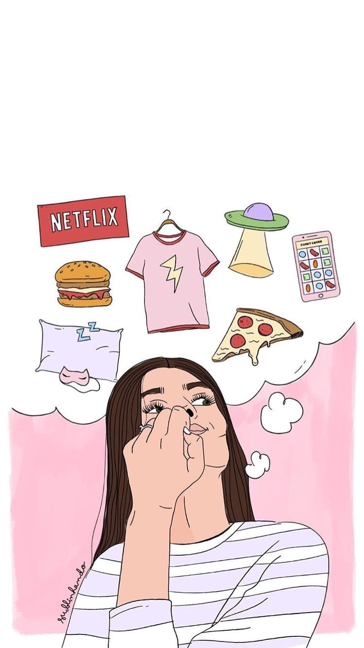 Image about girl in wallpaper