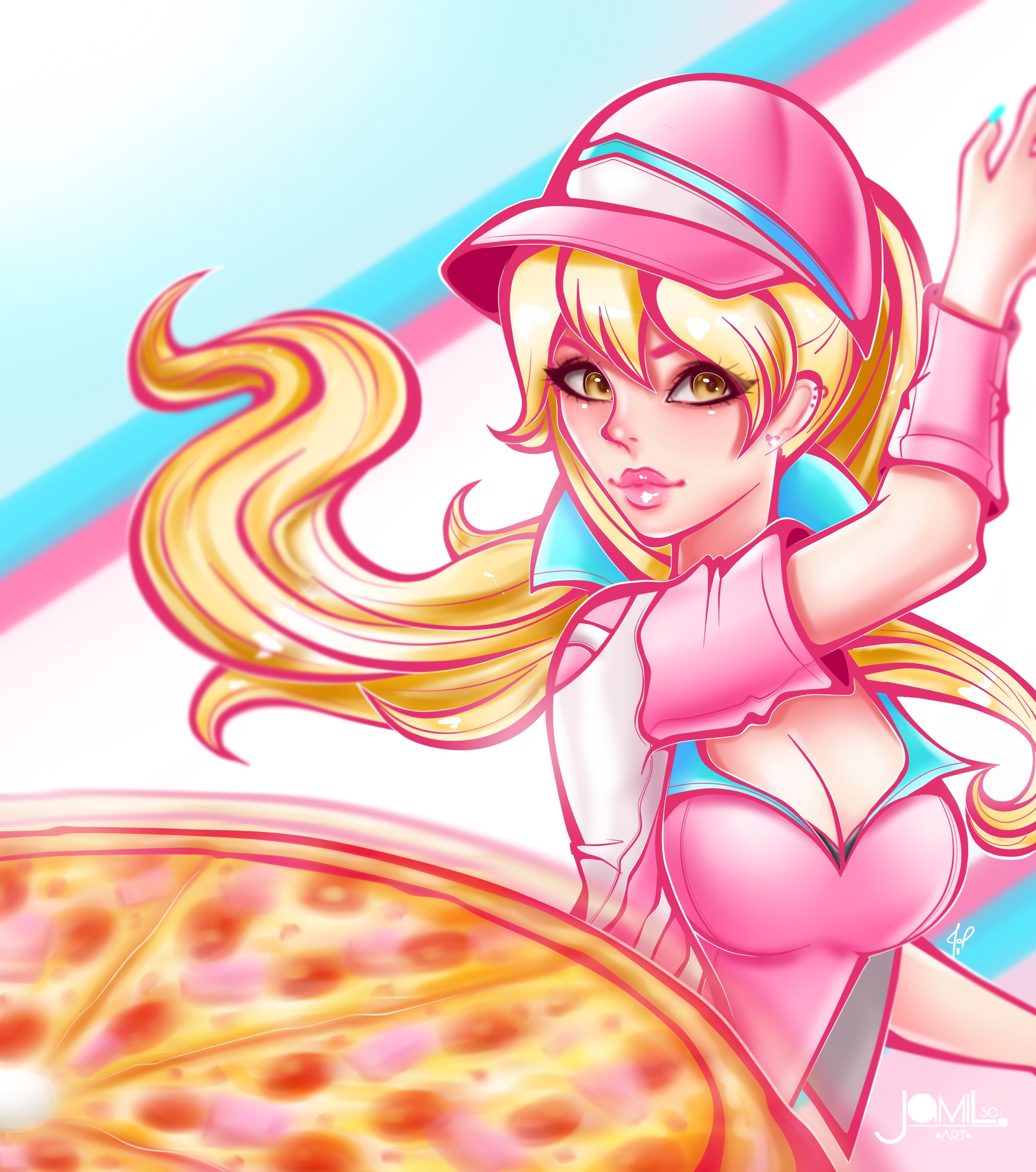 Pizza Delivery Sivir. Wallpaper & Fan Arts. League Of Legends