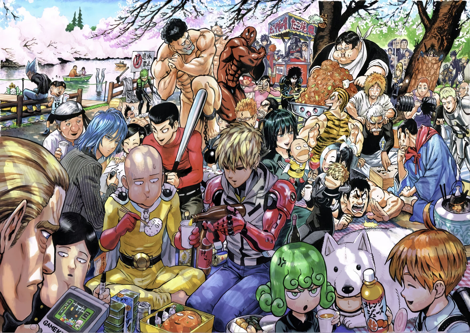 Characters. One Punch Man