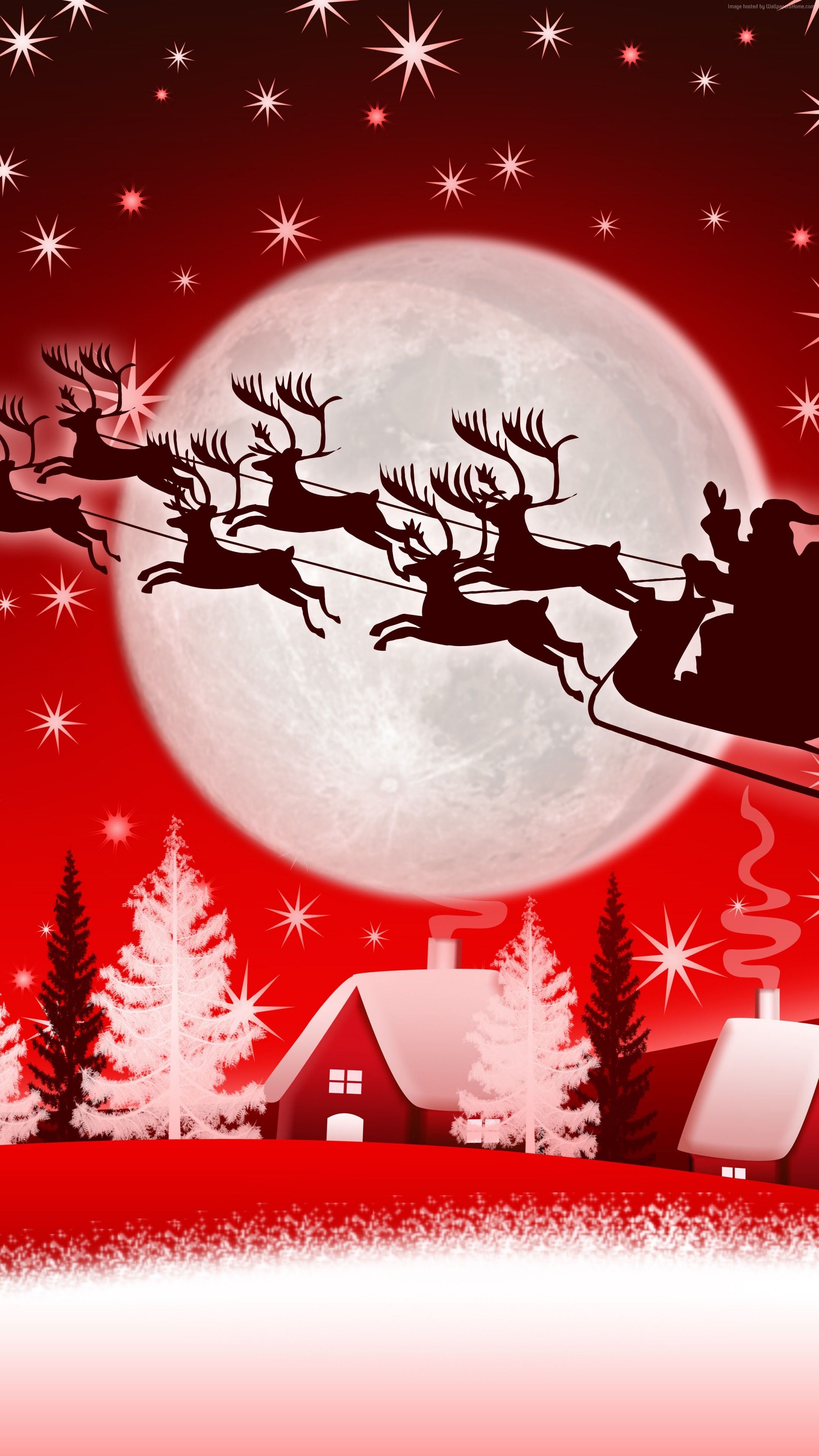Christmas /christmas 84 3356 8k, Deer, Moon, New Year, Santa, Winter K, #Deer, #M. Christmas Wallpaper, Christmas Picture, Christmas Fun