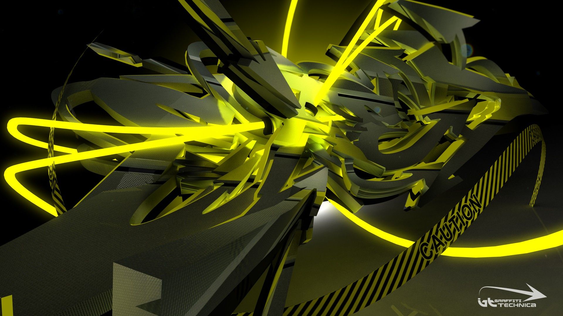 Neon Yellow and Black Wallpaper Free Neon Yellow and Black Background