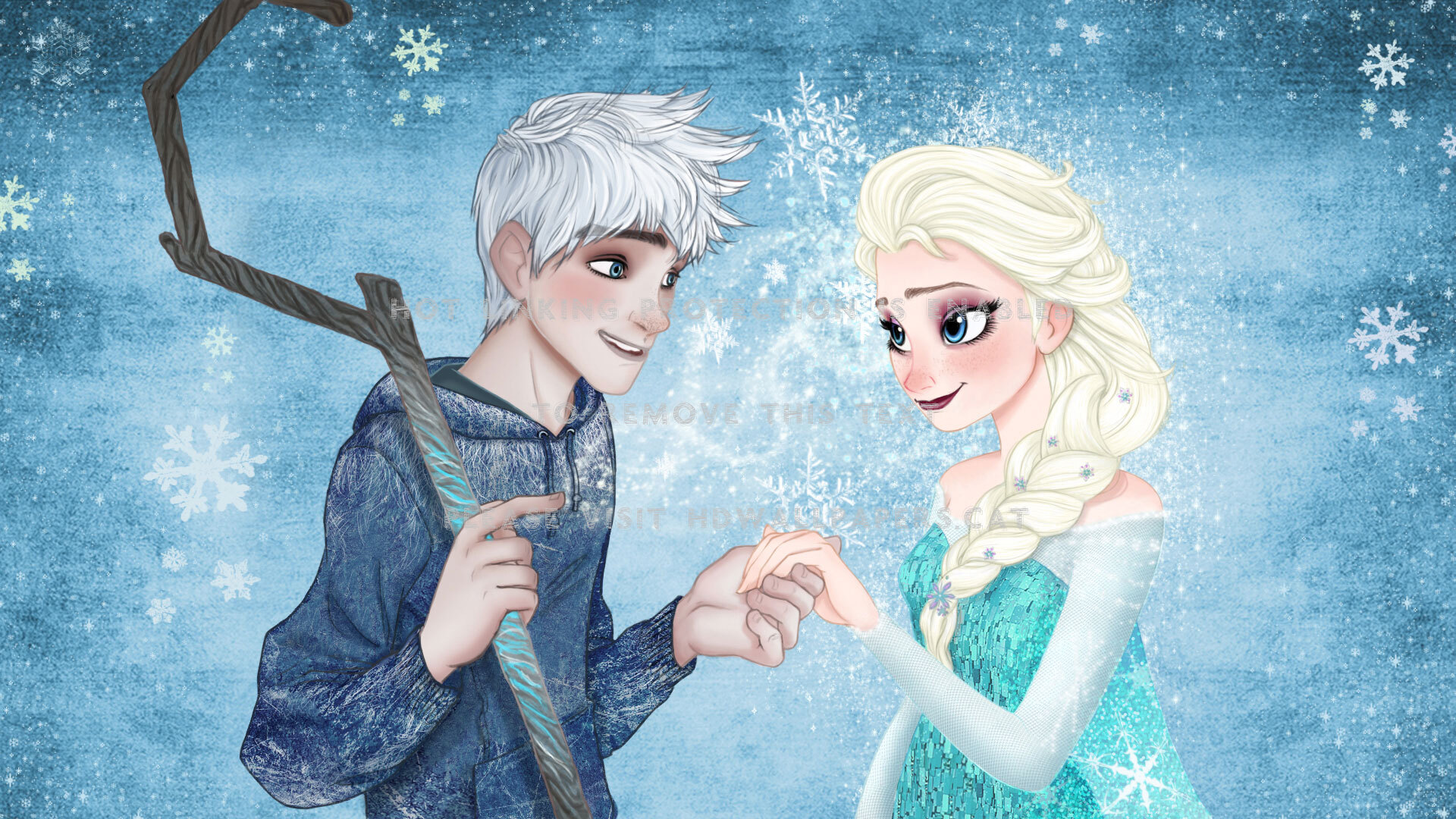 jelsa rise of the guardians jack frost and