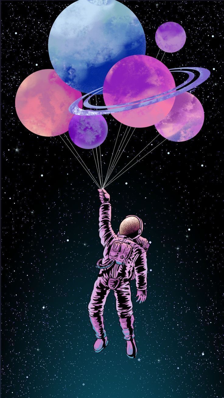 iPhone 11 Wallpaper iOS 13 Wallpaper Galaxy Note 10 S10 Wallpaper CediART 4K. Astronaut wallpaper, Wallpaper space, Planets wallpaper