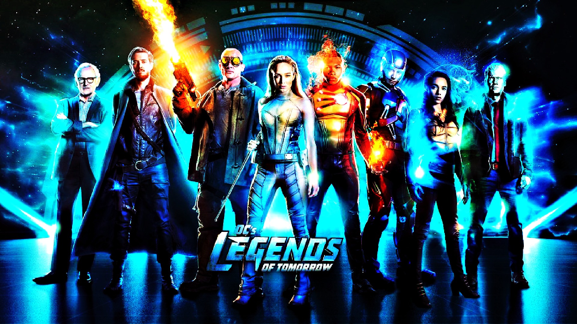 DC's Legends of Tomorrow Cast Wallpaper's Art (smile19) Wallpaper