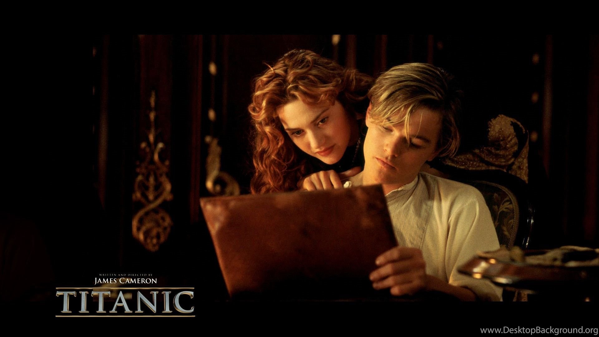 Titanic Romantic Scene (Jack And Rose) HD Wallpaper Desktop Background