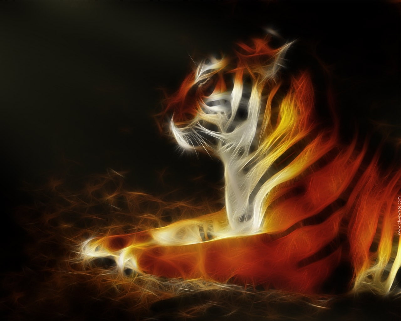 Glowing Tiger