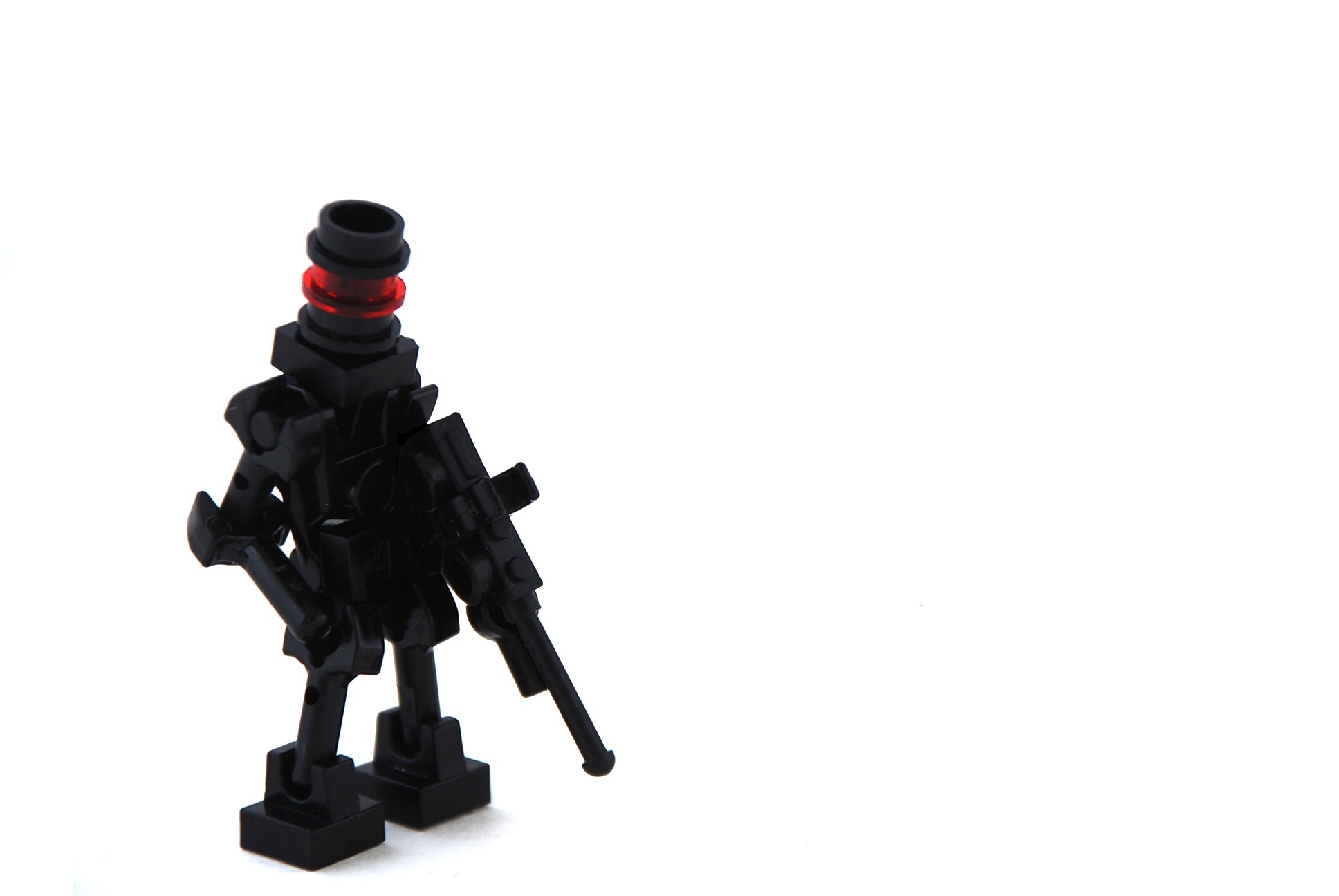 Wallpaper, black, robot, gun, LEGO, droid, assassin, poseable, brickarms 1936x1296