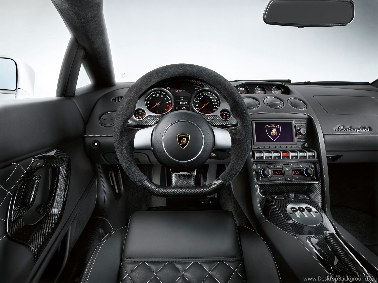 Lamborghini Gallardo LP 560 4 Interior Wallpaper Desktop Background