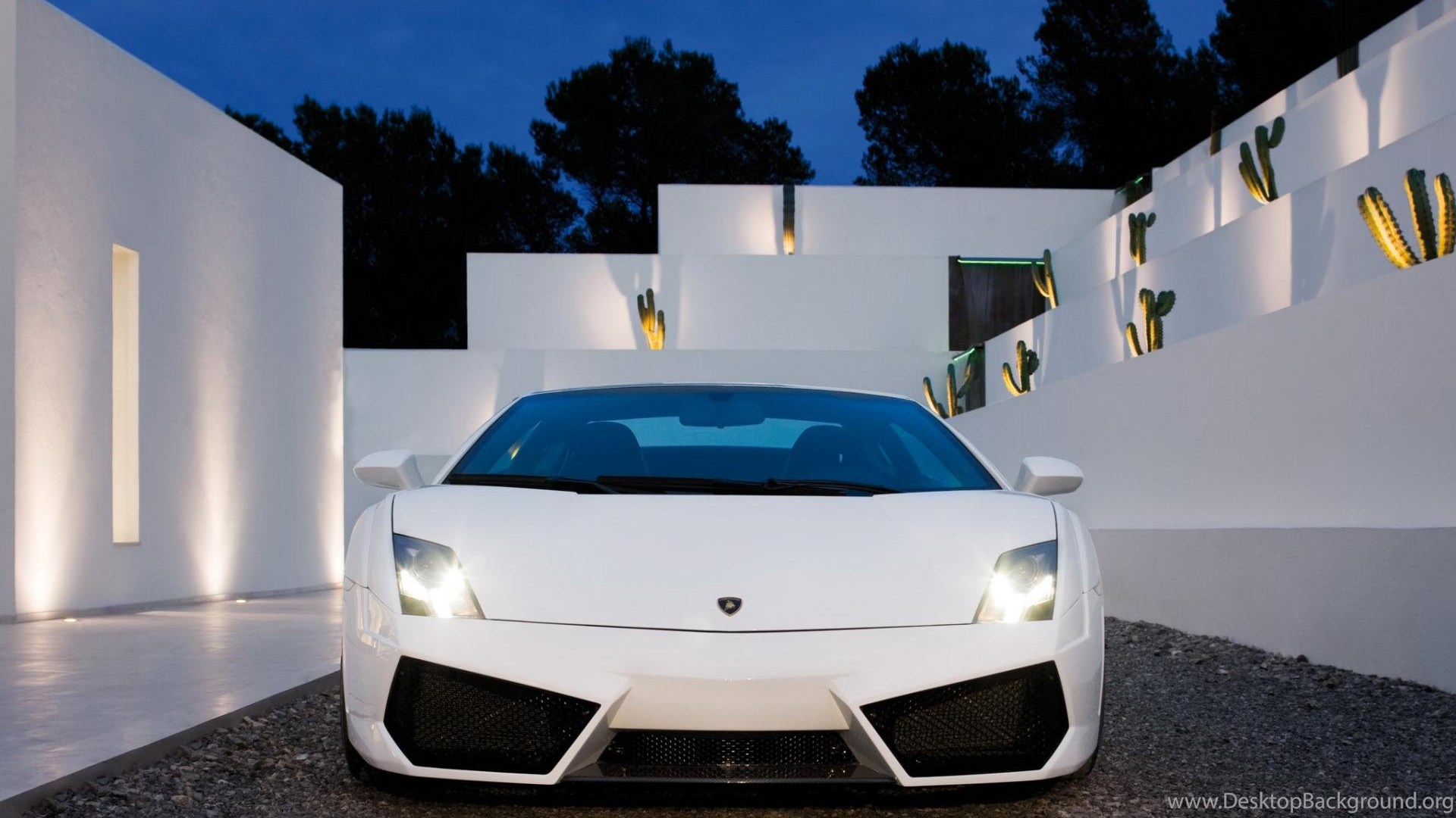 Download Wallpaper White Lamborghini Gallardo LP 560 4 1920 X. Desktop Background