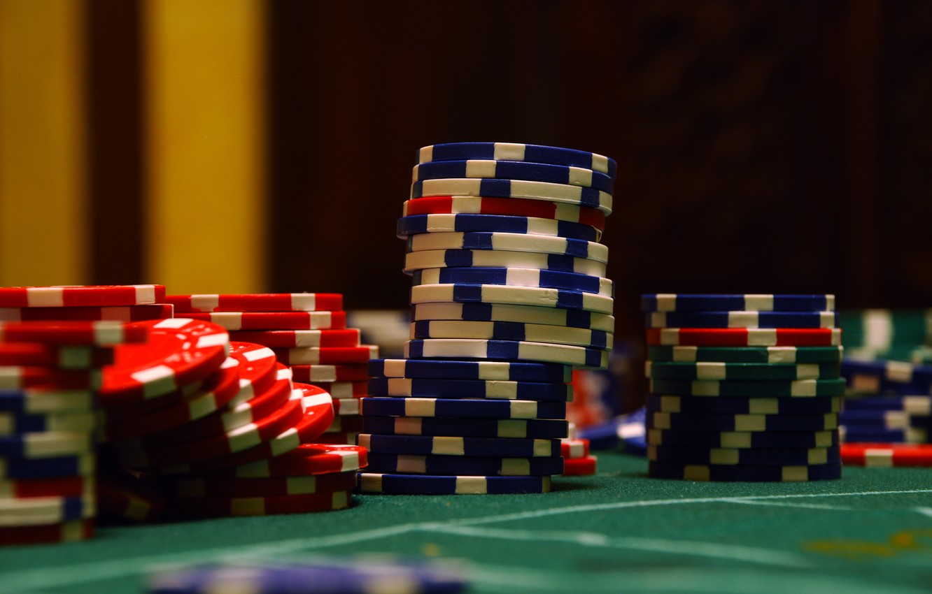 Wallpaper card, the game, chips, poker, casino, blackjack - for desktop, section разное