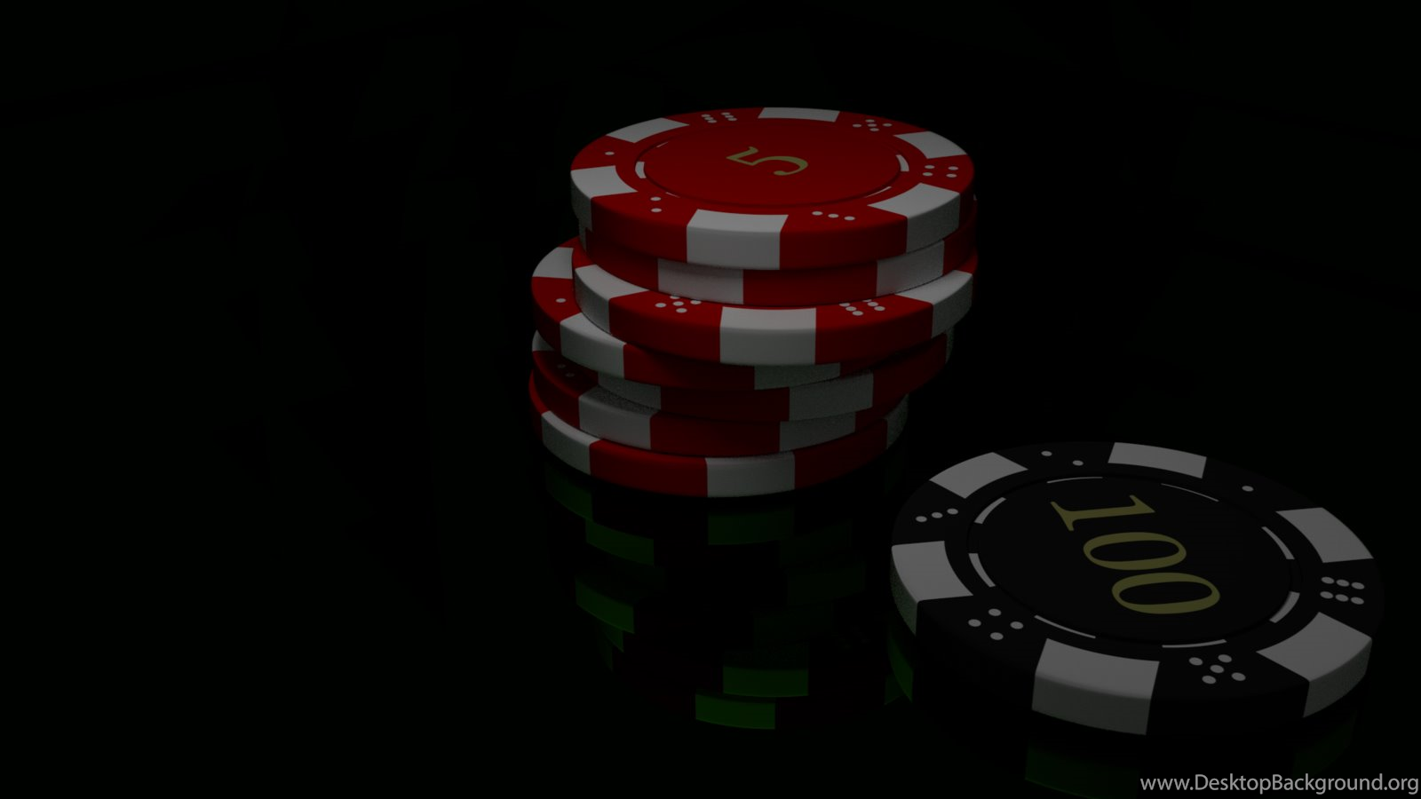Poker Chips (Fichas De Poker) By Cleberdesenhos Desktop Background