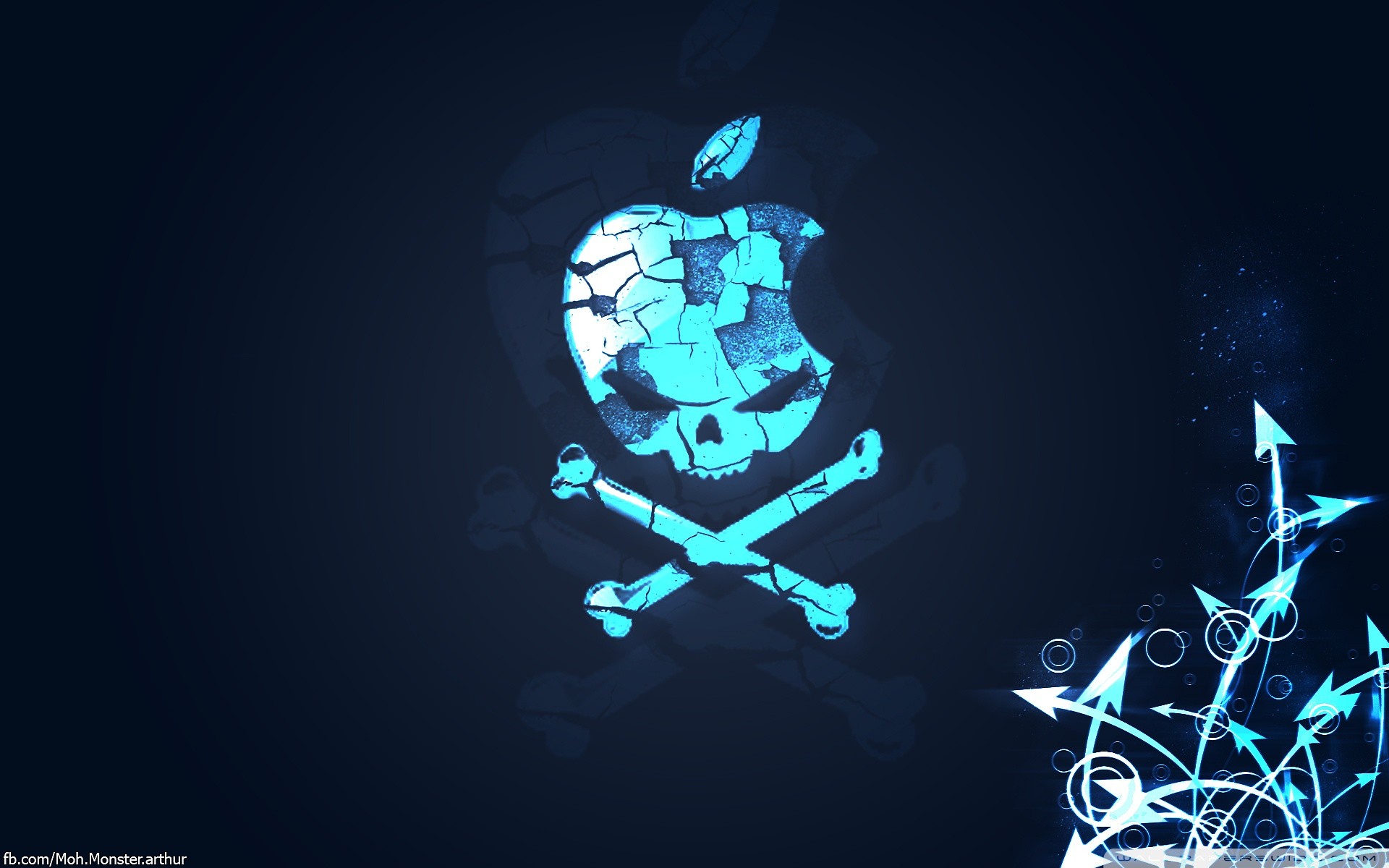 Apple Skull Wallpaper