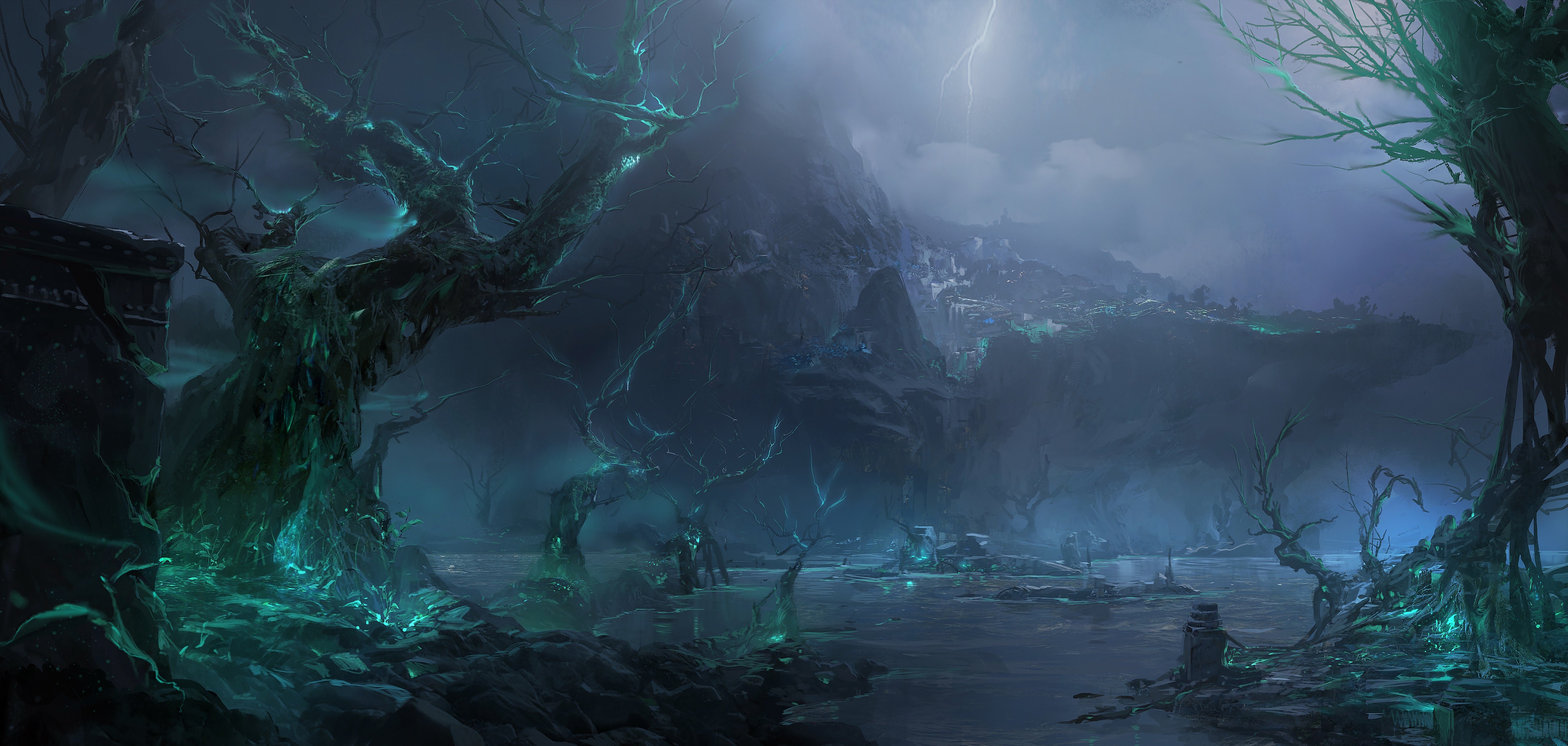 Сумрачные земли. Лига легенд сумрачные острова. Shadow Isles. Что такое Сумрачный колоритом.