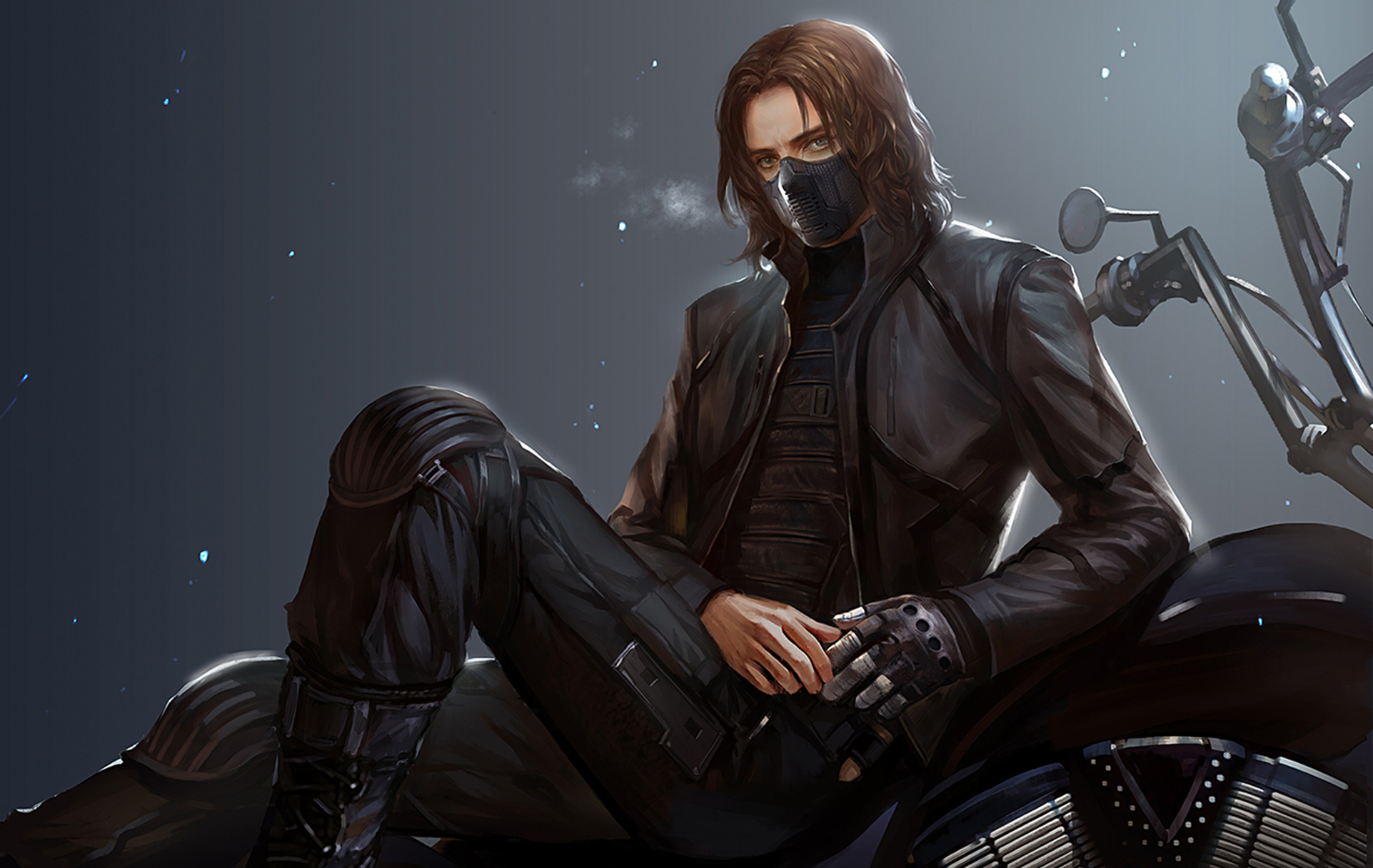Wallpaper, bucky, Marvel Comics, ART 1923x1216