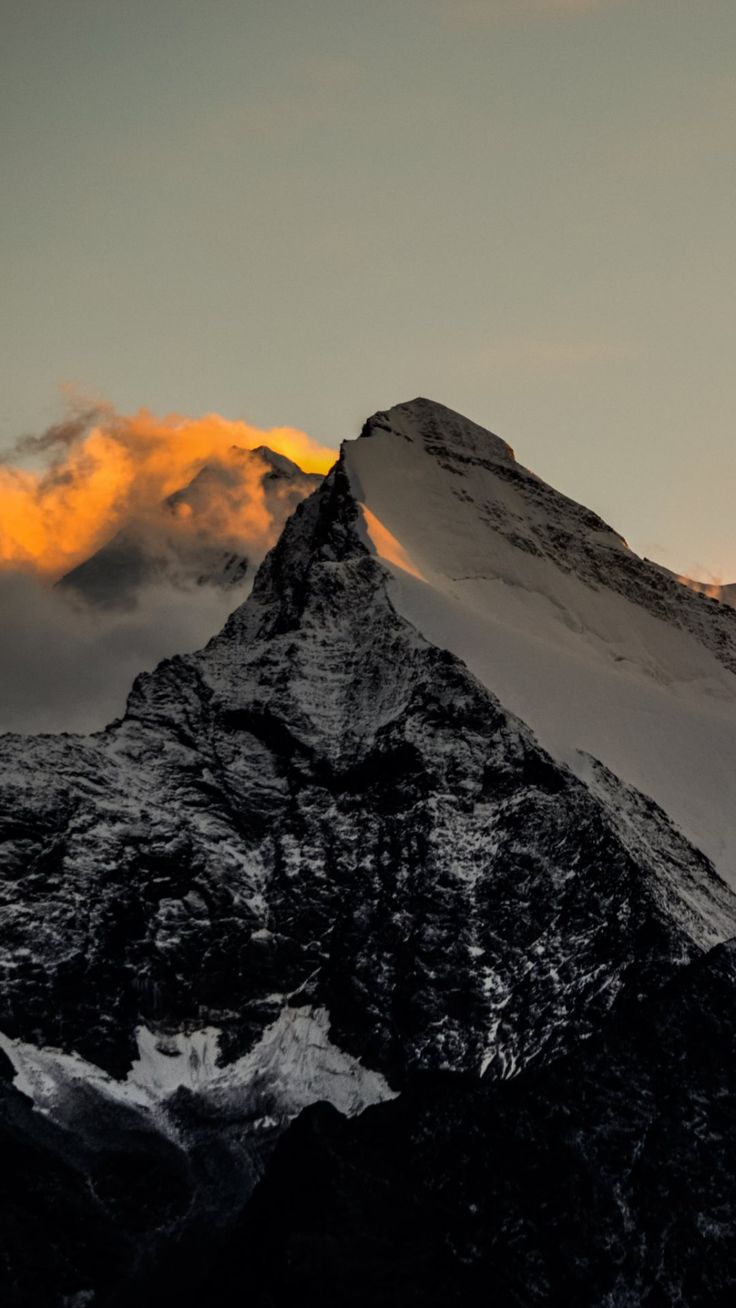 Himalaya Mountains Sunset Fire #iPhone #plus #wallpaper. HD wallpaper iphone, Best iphone wallpaper, Mountain sunset