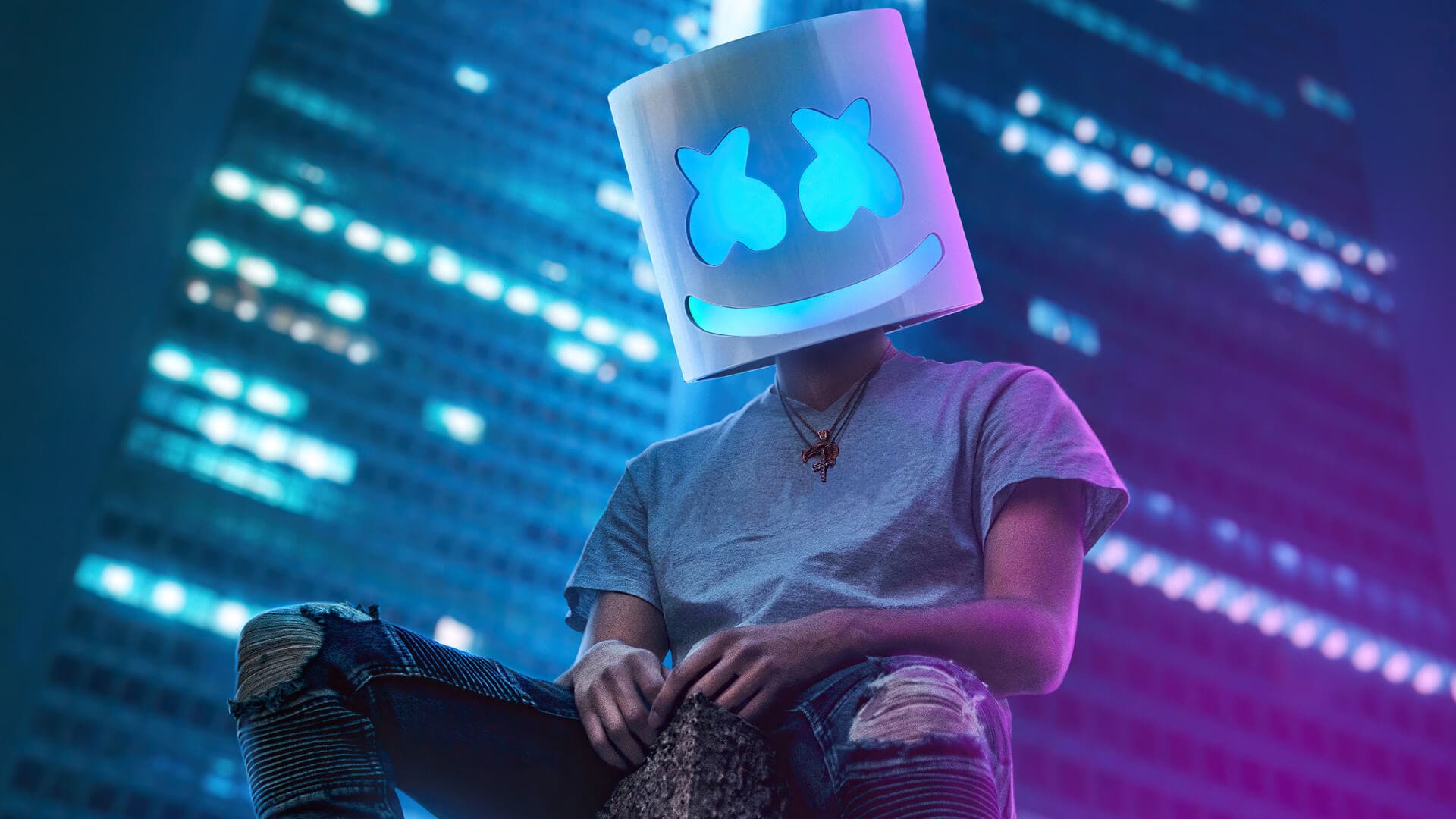 Marshmello Wallpaper 4k