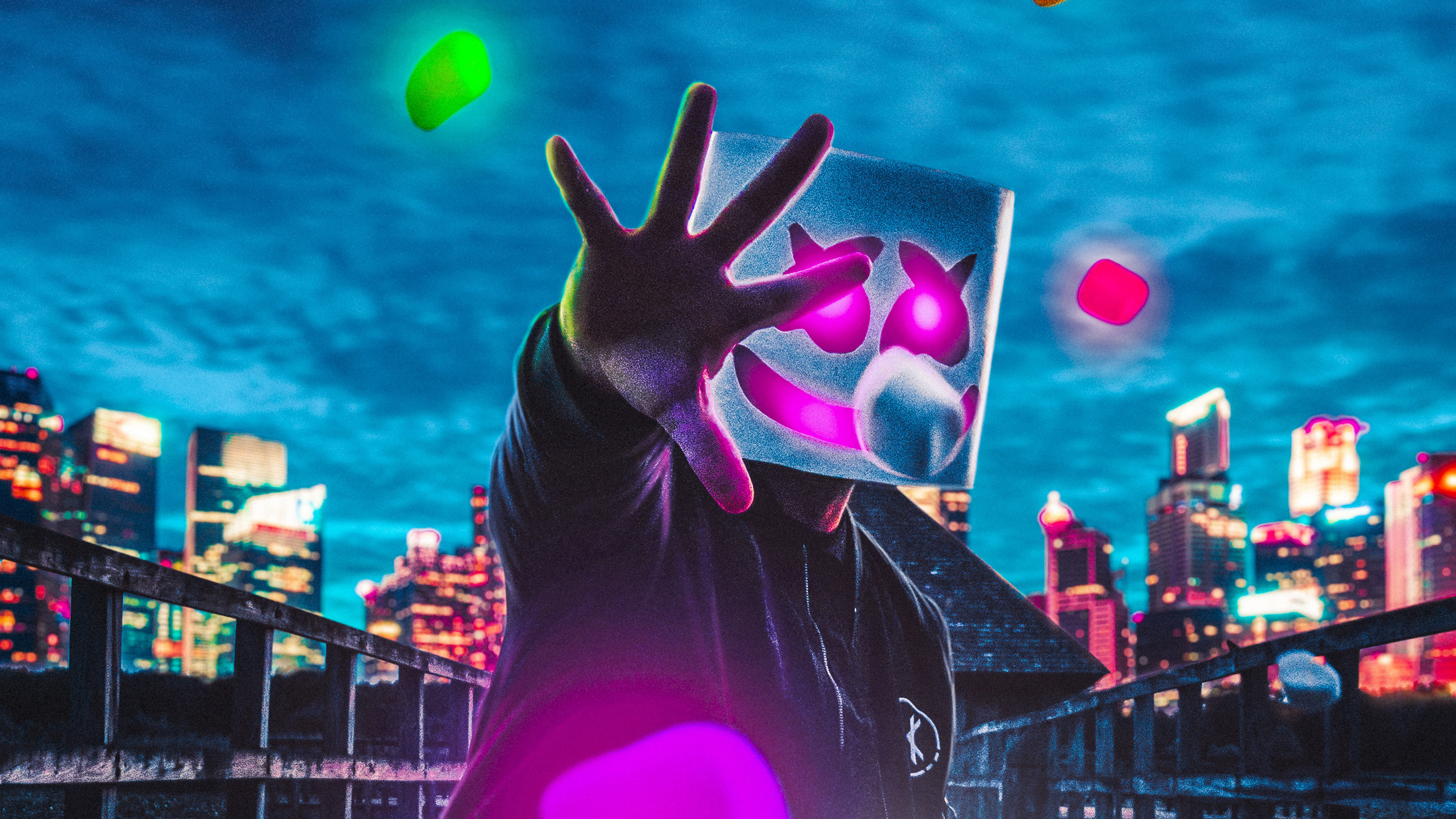 4k Marshmello Artwork, HD Music, 4k Wallpaper, Image, Background, Photo and Picture