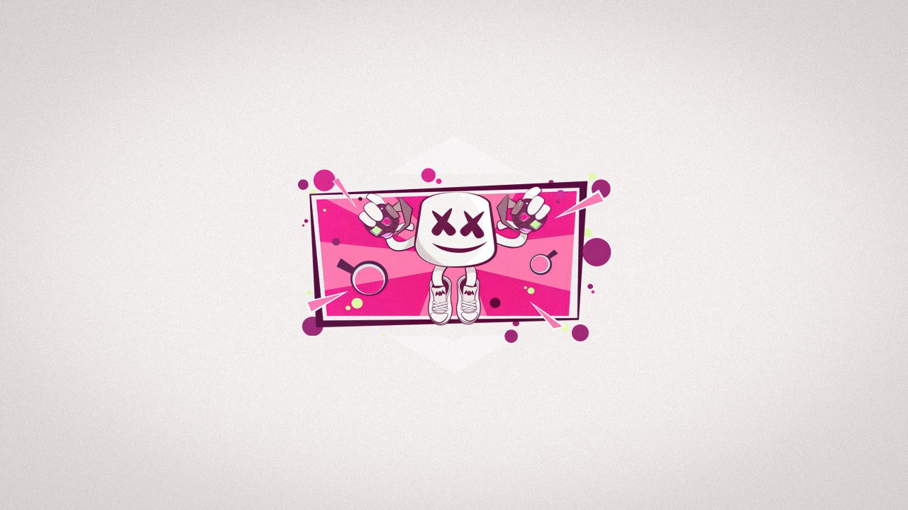 Wallpaper 4k Marshmello Minimal 4k Wallpaper