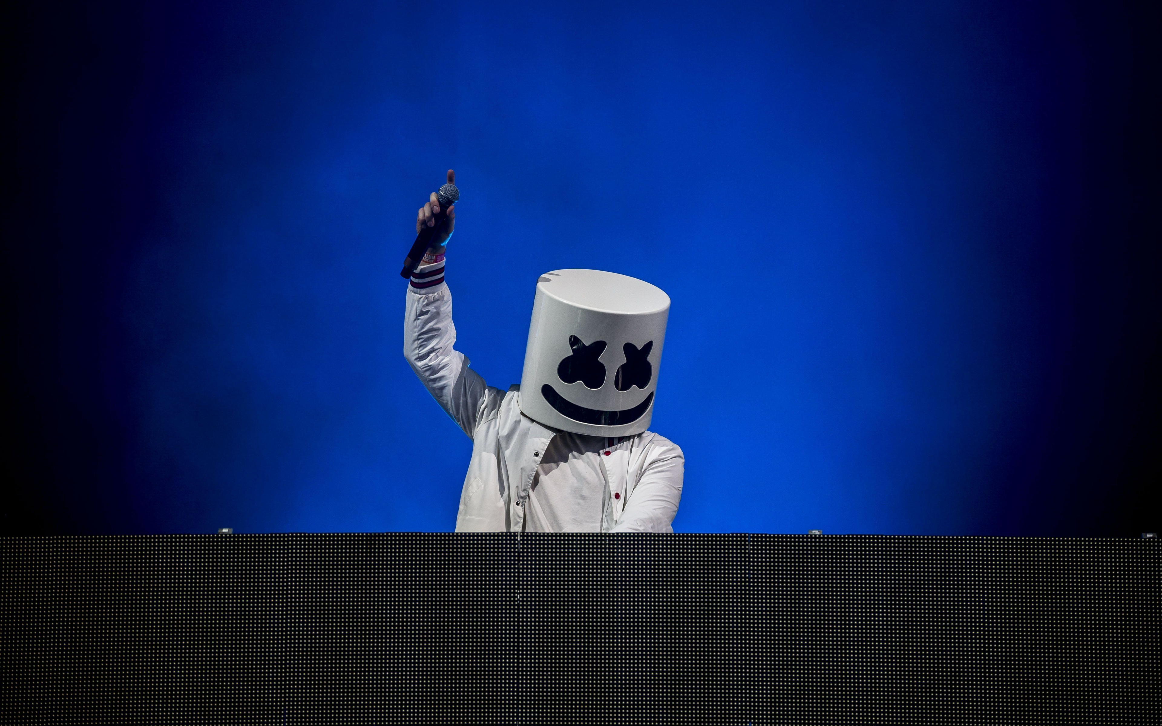 Desktop Wallpaper Marshmello, Dj, Music, 5k, HD Image, Picture, Background, 58d2f2