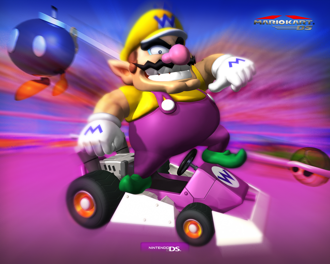 Mario Kart Ds Wallpaper Wario
