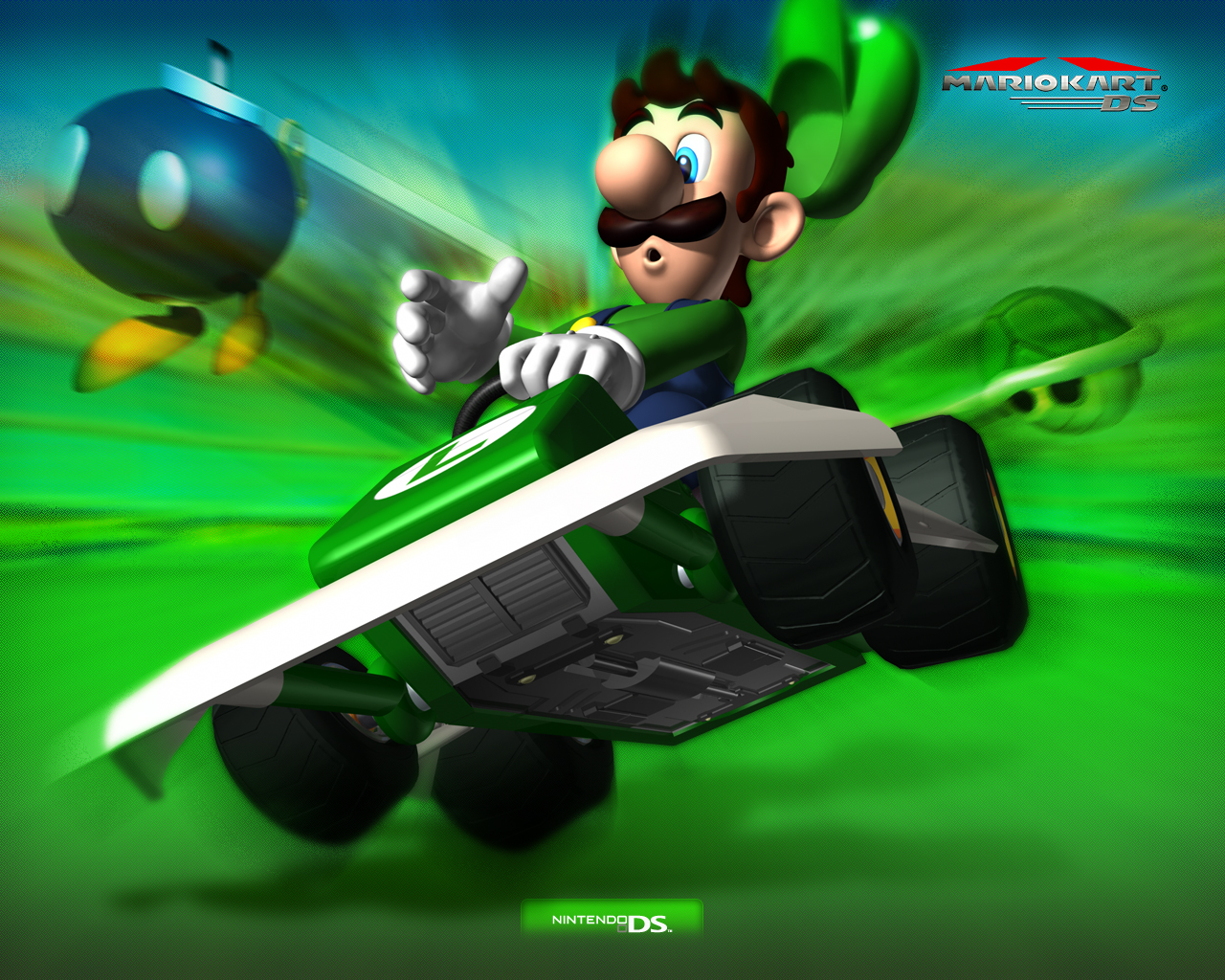 Mario Kart Ds Wallpaper Luigi