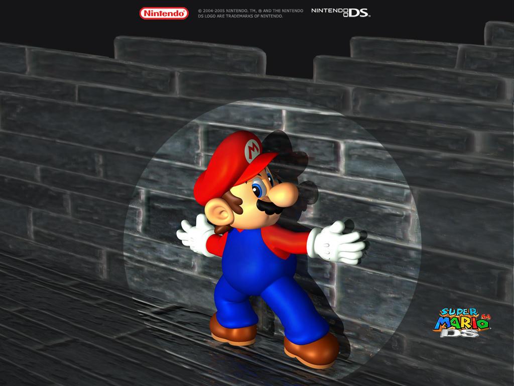 Super Mario Desktop Wallpaper from Nintendo DS Games