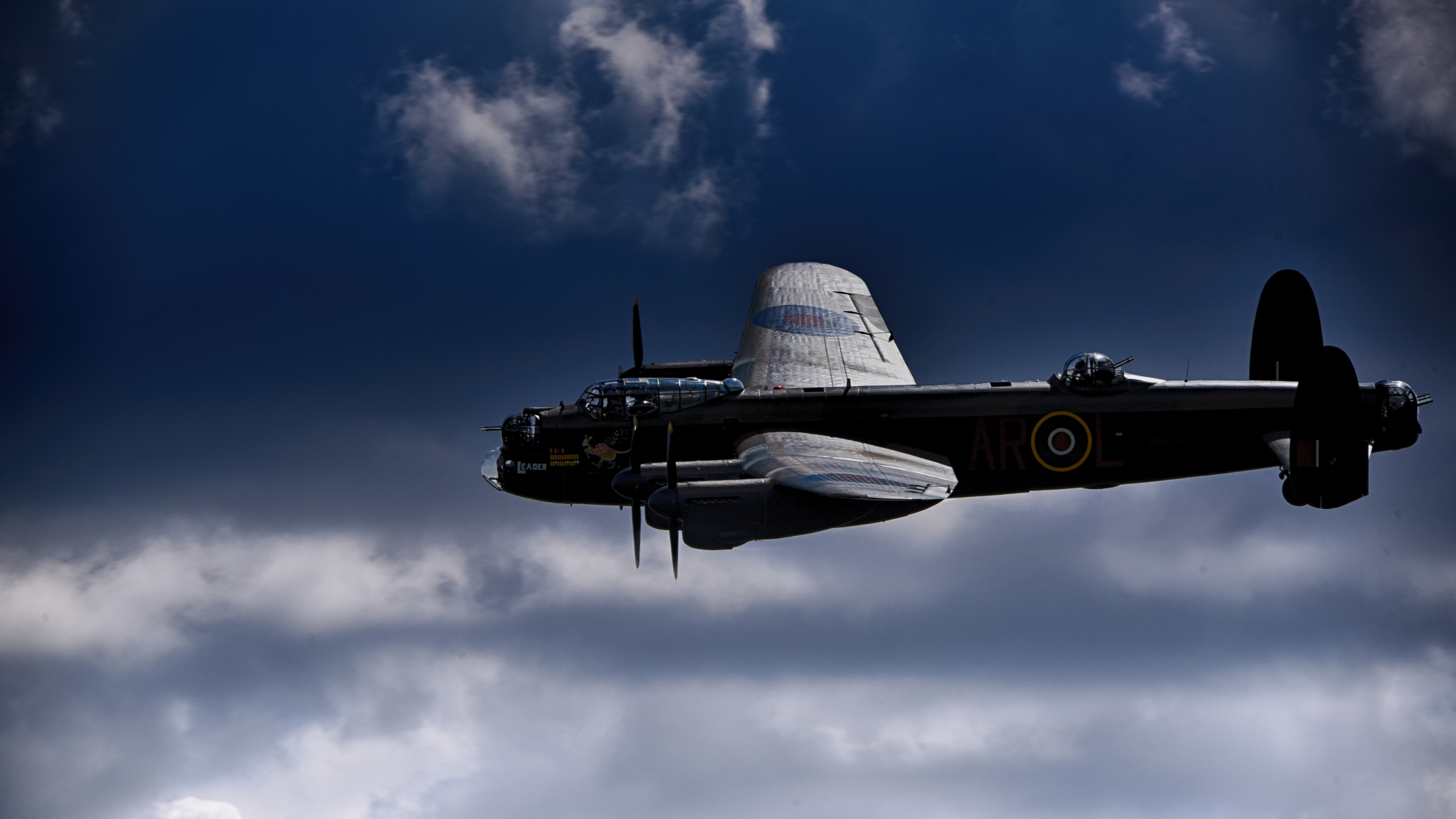 Download 2048x1152 wallpaper avro lancaster, fighter airplane, aircraft, military, sky, dual wide, widescreen, 2048x1152 HD image, background, 814