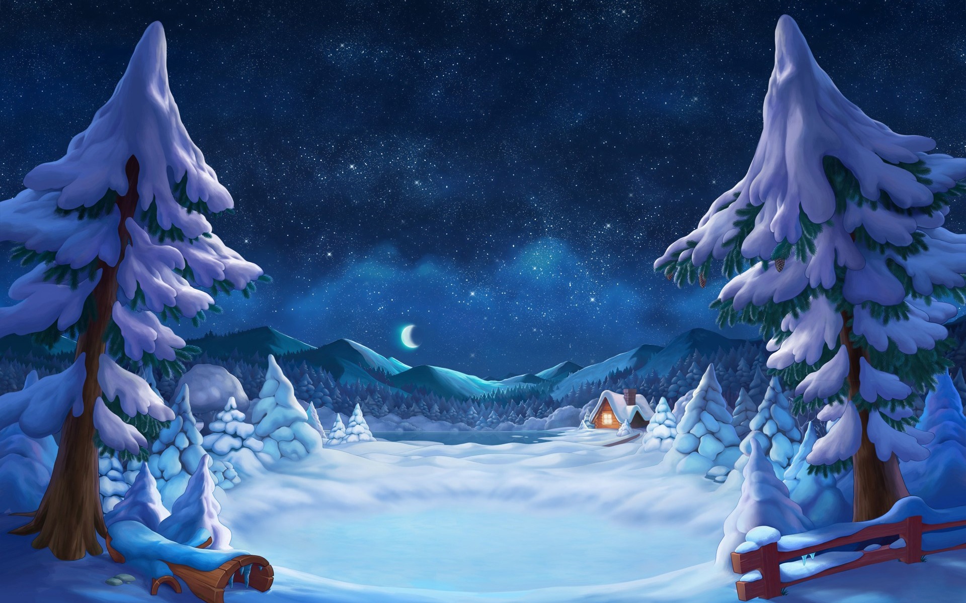 Winter Fairytale Wallpapers - Wallpaper Cave