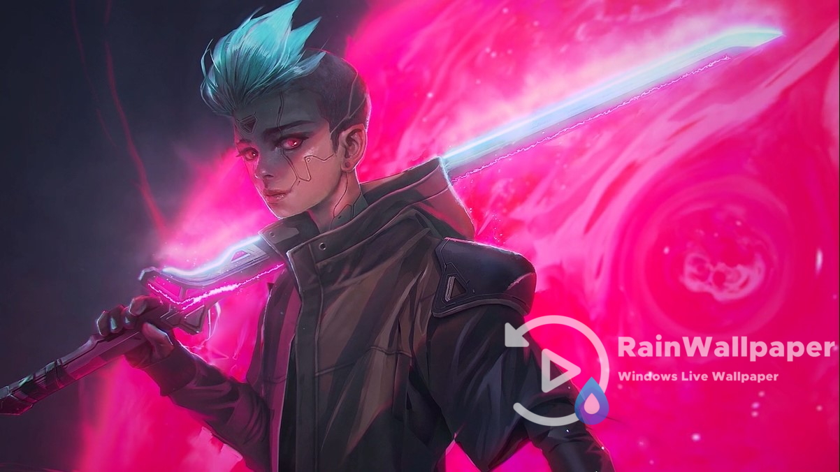 Cyberpunk Samurai Boy