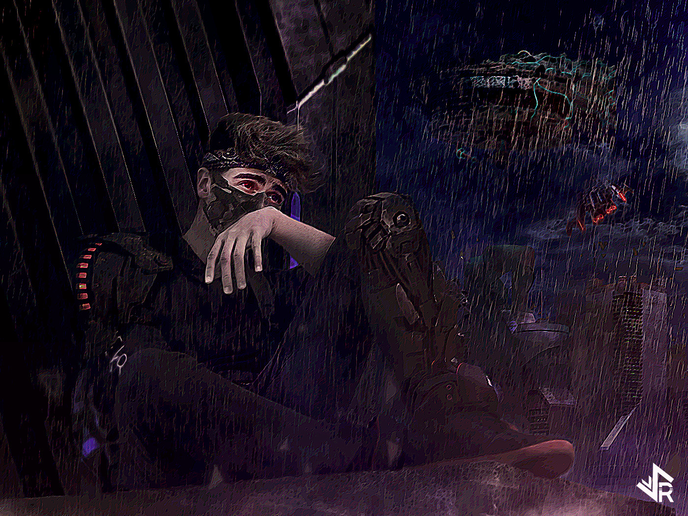 Manipulation Image CyberPunk, Bruno Lira