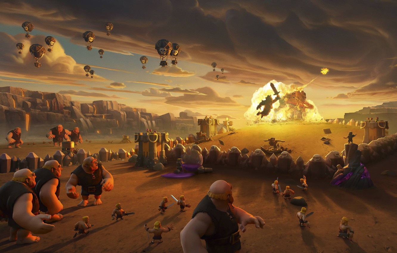 Wallpaper game, giant, Clash Of Clans image for desktop, section игры