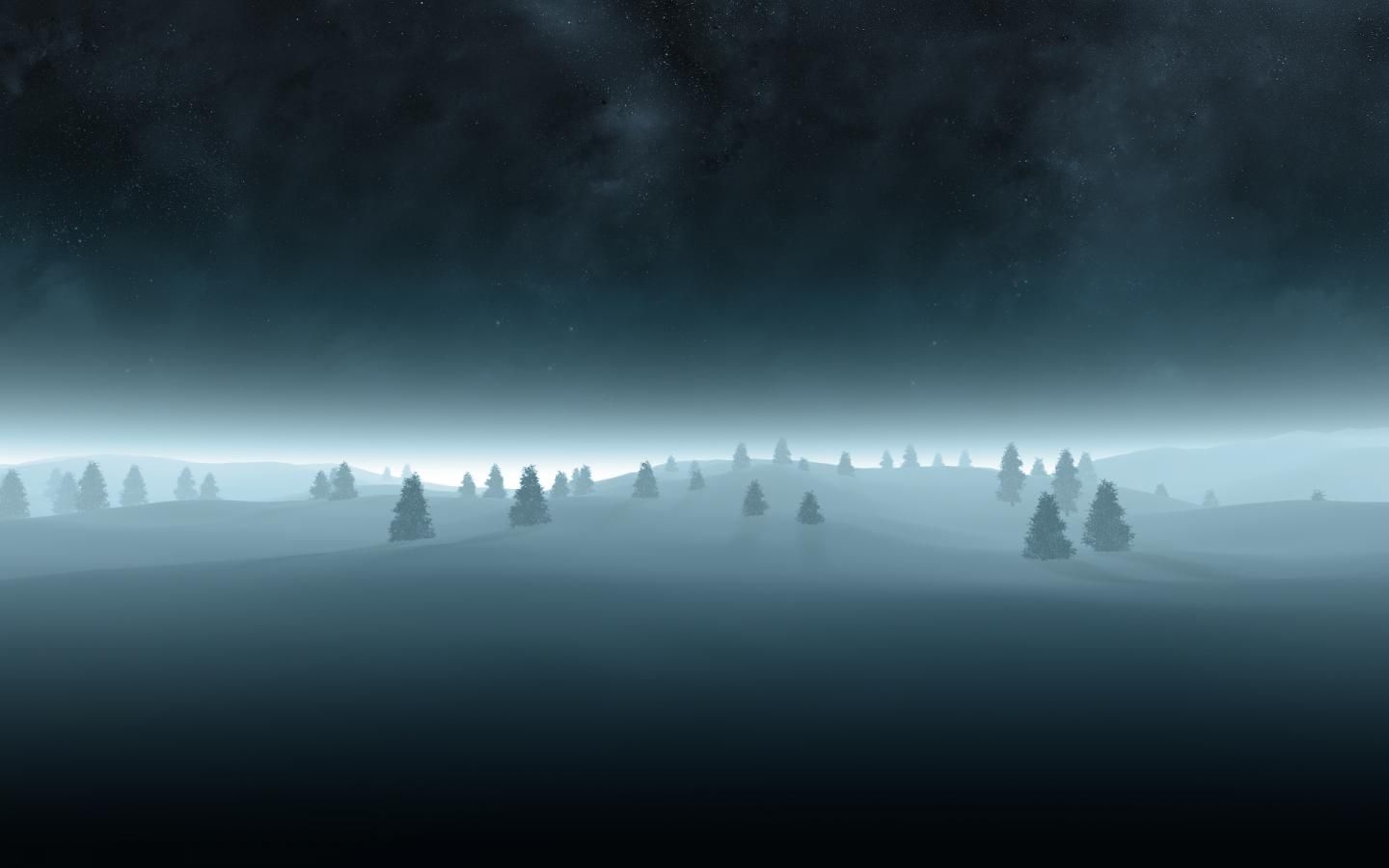 21++ Dark Winter Desktop Wallpaper