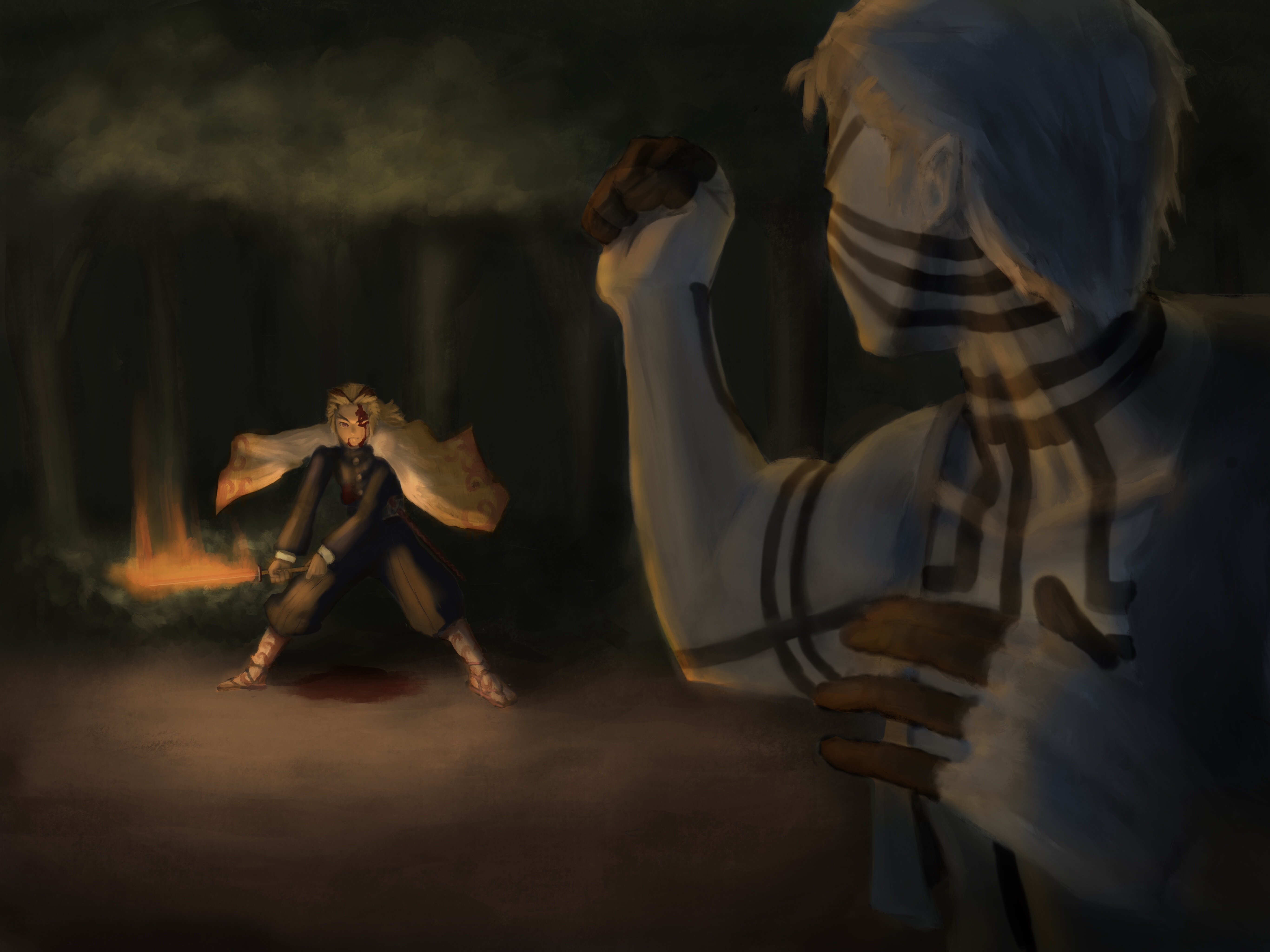 Akaza, Kyojuro Rengoku 4k Ultra HD Wallpaper