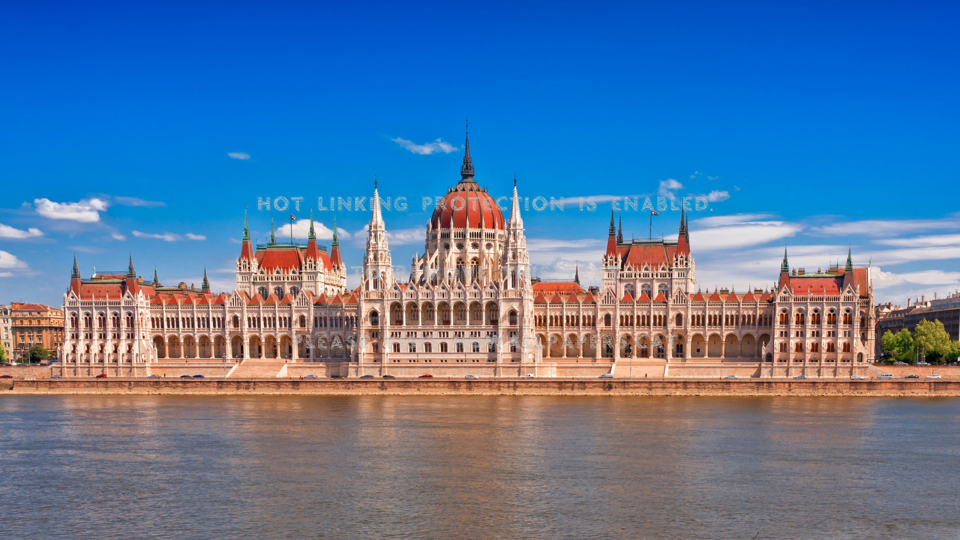 budapest / parlament sky danube nature