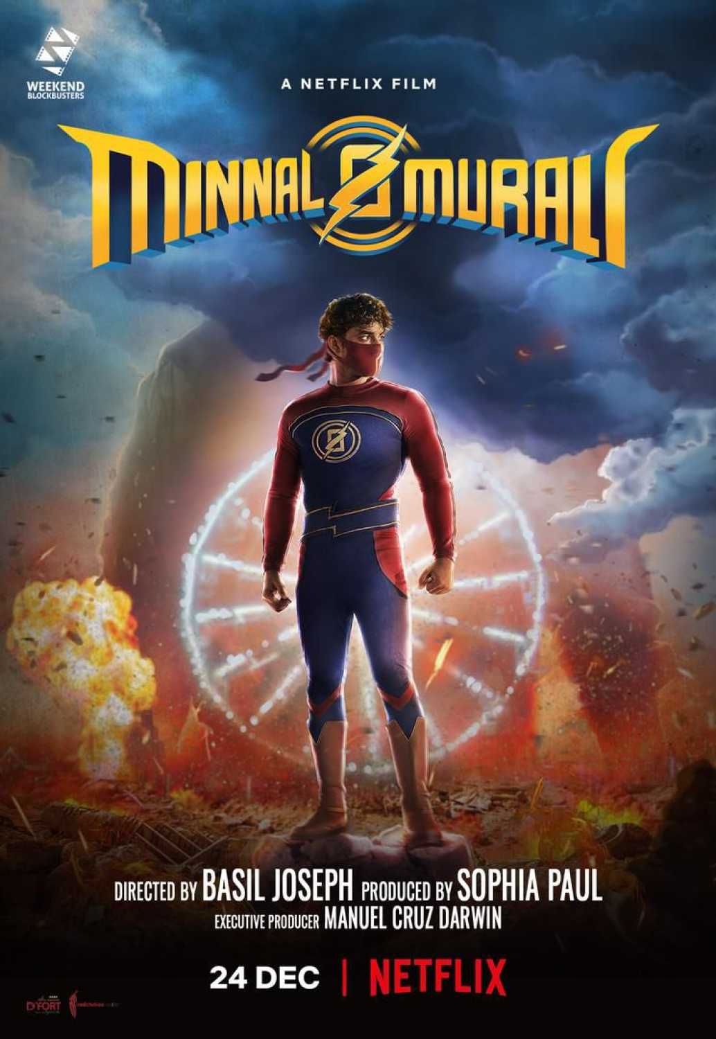 Minnal Murali Release Date Set for December 24 on Netflix, First Look Out  Now | Entertainment News