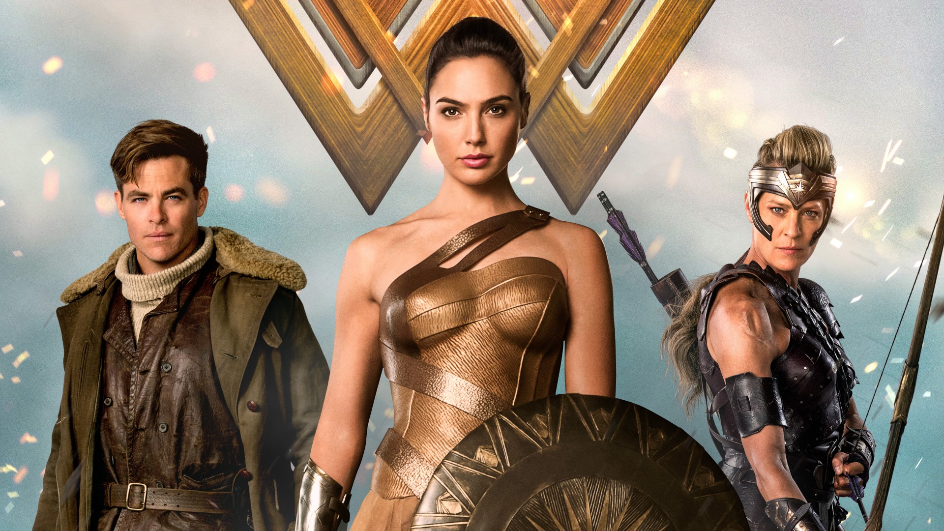 Gal Gadot In Wonder Woman Movie Poster