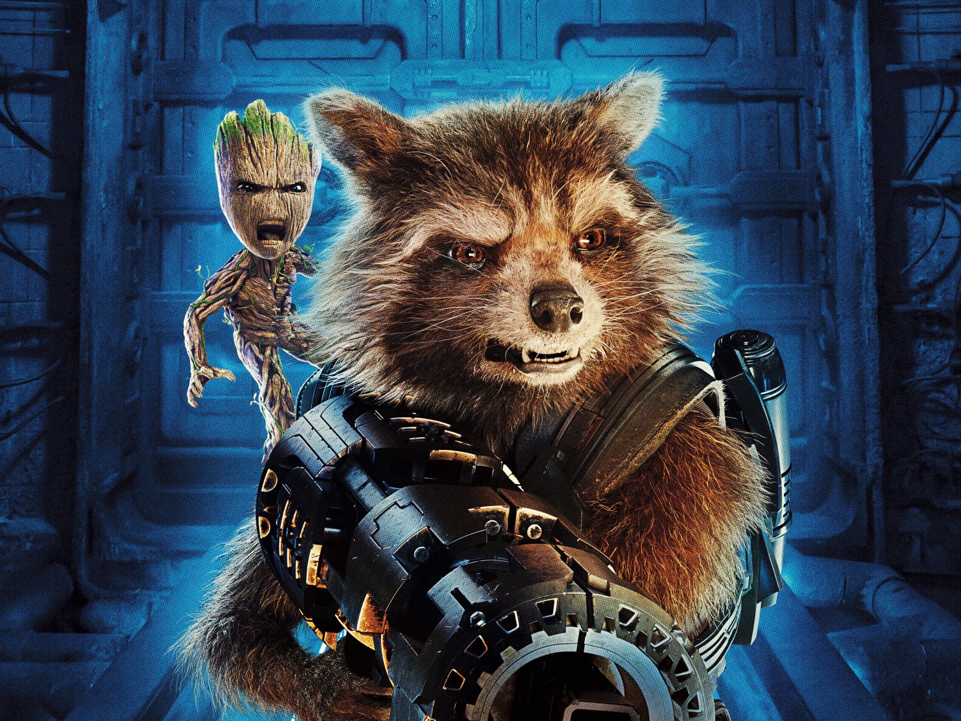 Marvel Comics Rocket Raccoon and Groot 4k Ultra HD Wallpaper