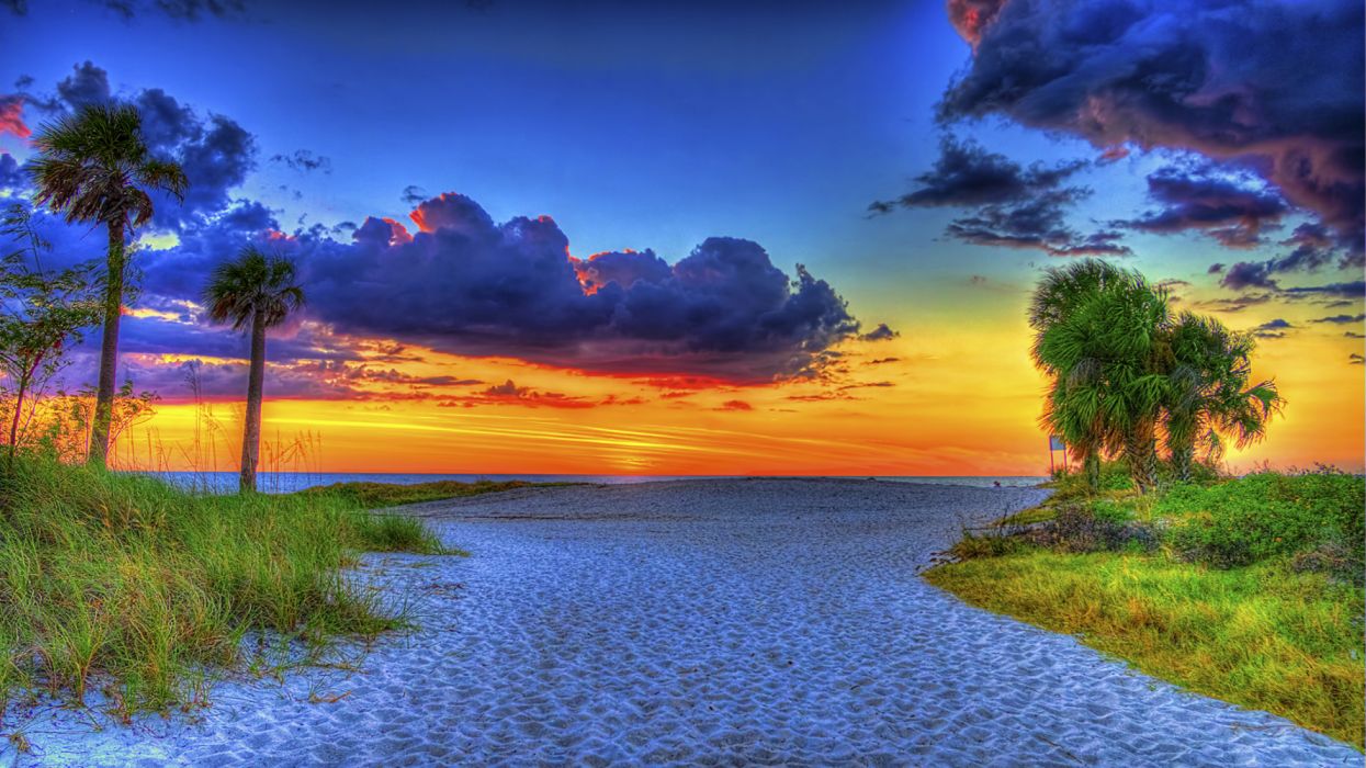 Scenery Sky Florida landscape wallpaperx1440