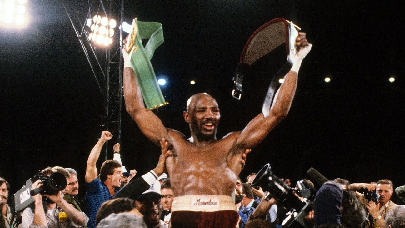 Marvelous Marvin Hagler won boxing's greatest prize -