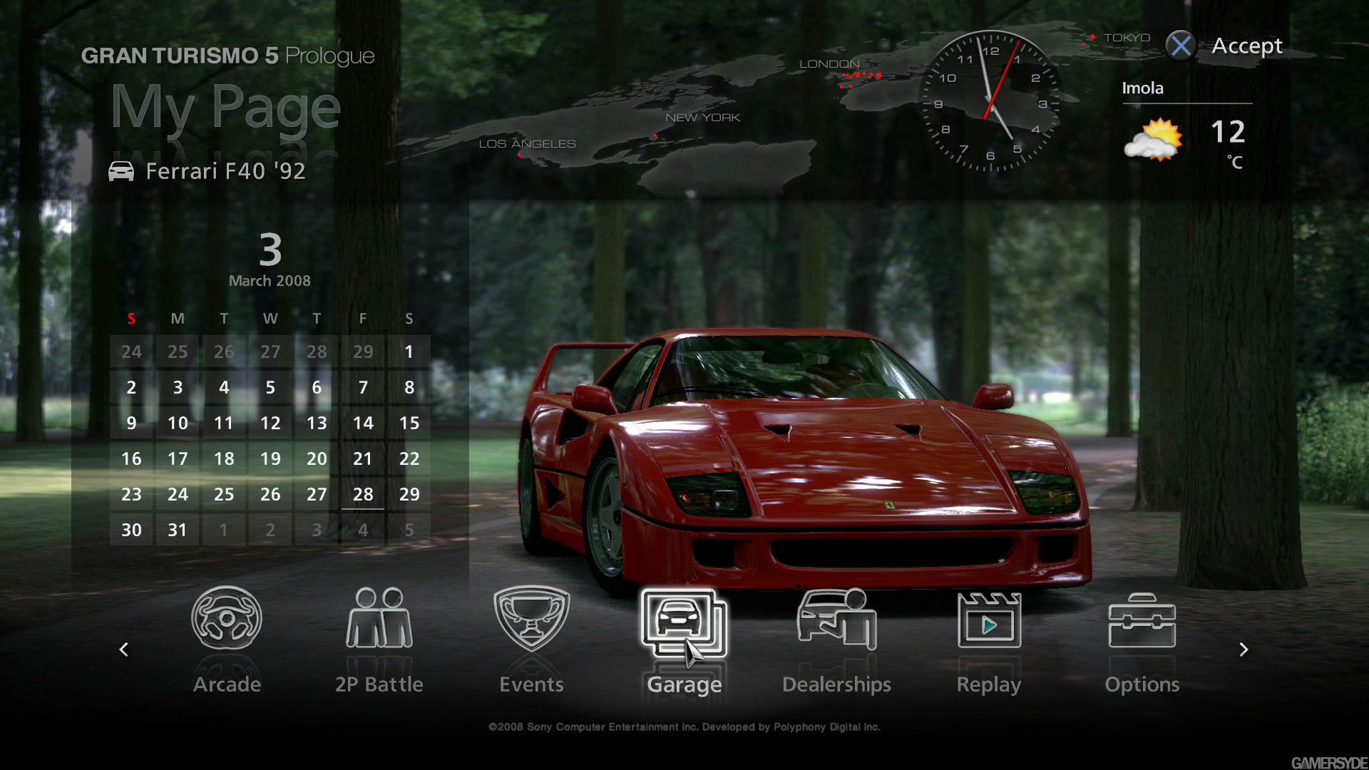 Download Gran Turismo 5 Blue Car 720p Desktop PC Background