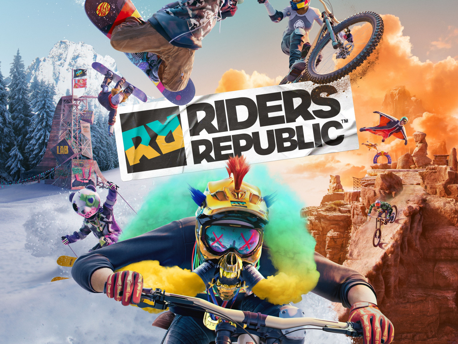 Download wallpaper: Riders Republic poster 1600x1200