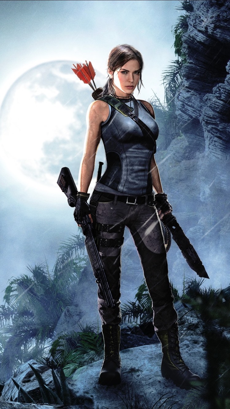 iPhone Wallpaper Shadow Of The Tomb Raider, Lara Croft Of The Tomb Raider iPhone