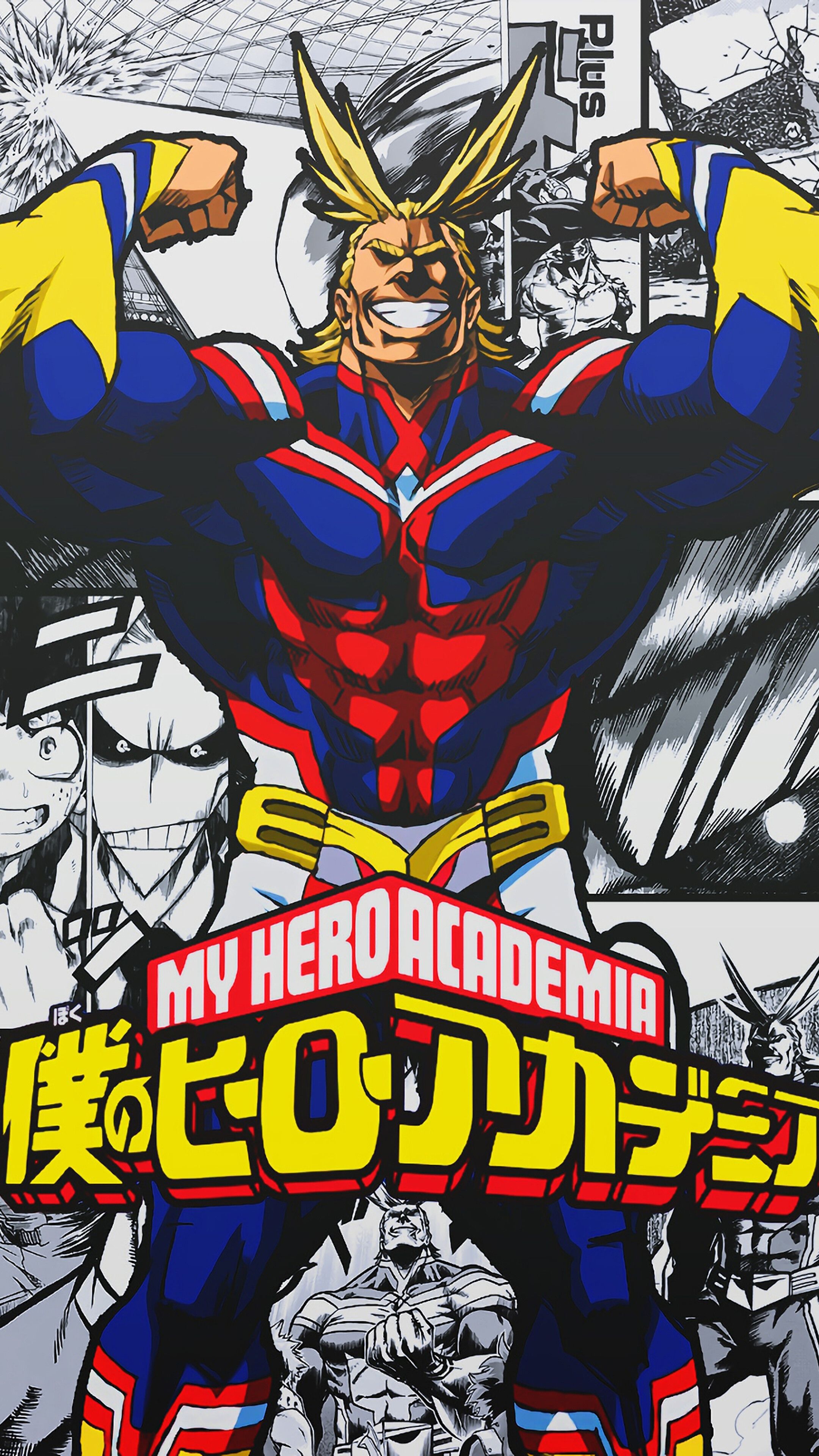 All Might Phone Wallpaper Free All Might Phone Background