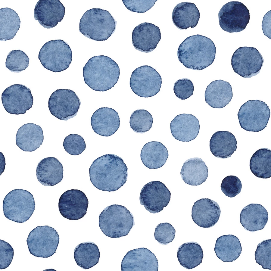 A Spot of Fun. Polka dots wallpaper, Navy wallpaper, Spotted wallpaper