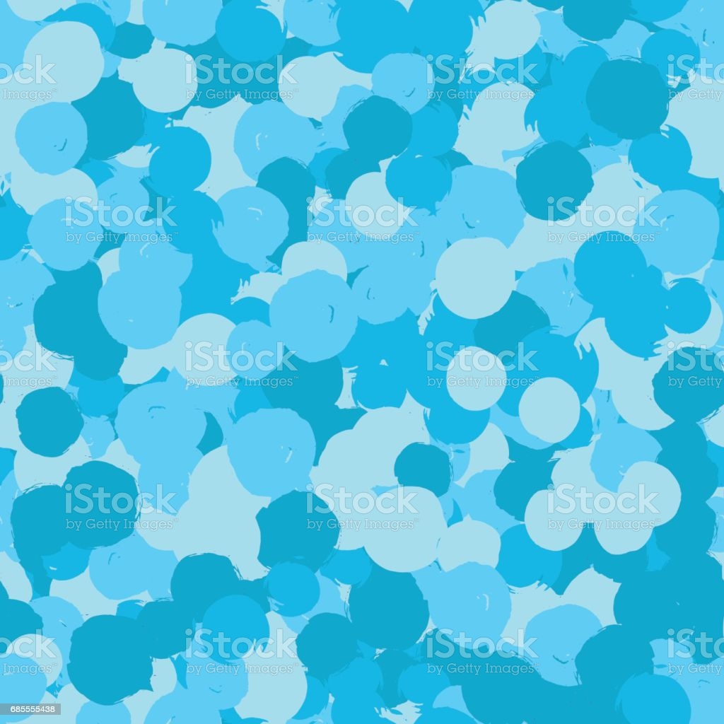 Painted Blue Dots Background Stock Illustration Image Now