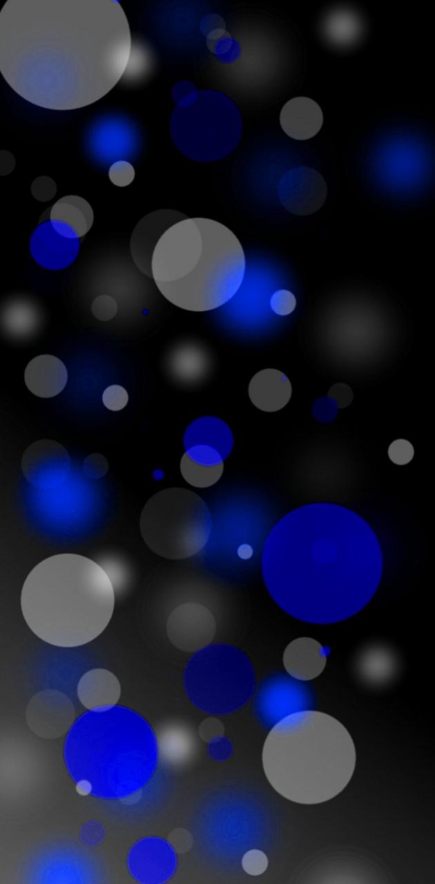 Blue dots wallpaper